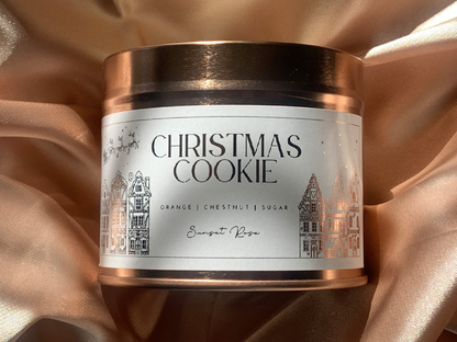christmas cookie candle