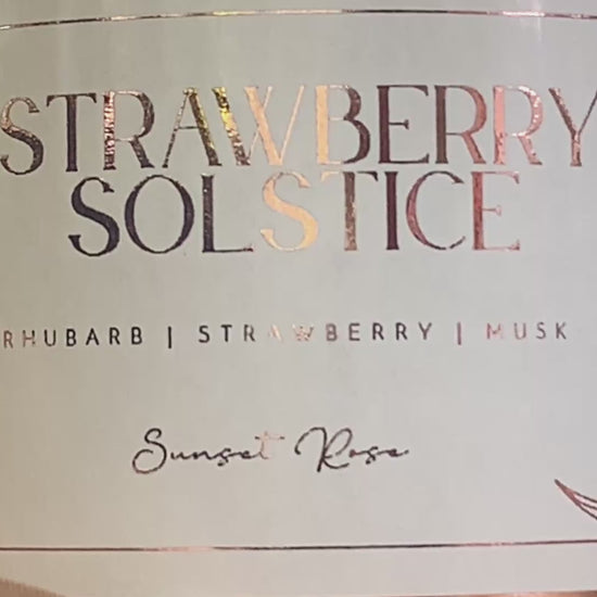 strawberry solstice candle clip