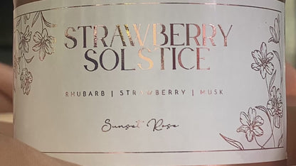 strawberry solstice candle clip